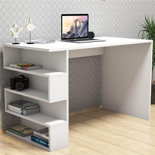 საოფისე და სამეცადინო მაგიდა თაროებით Nuvo IS0776