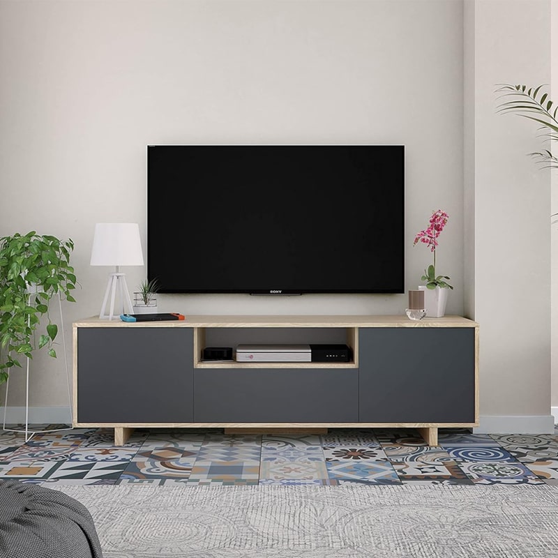 ტელევიზორის მაგიდა განათებით Nuvo IS0170 Colour