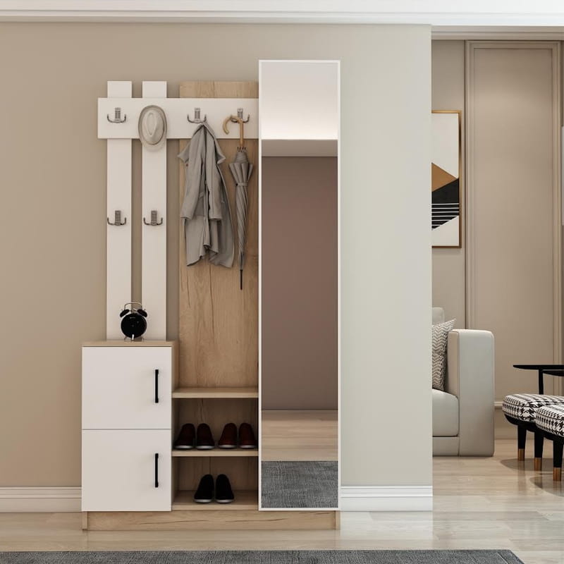 შემოსასვლელის კარადა სარკით Nuvo IS0966