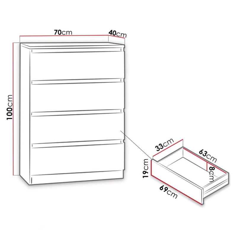 კომოდი Nuvo IS0850