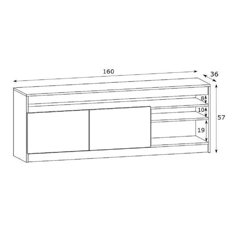 ტელევიზორის მაგიდა Nuvo IS0314
