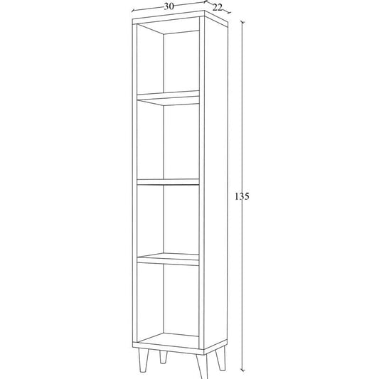 წიგნების თარო Nuvo IS0006