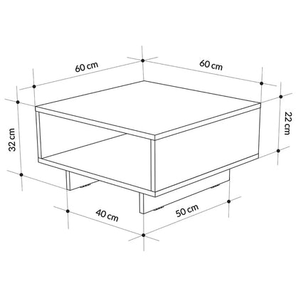 ჟურნალების მაგიდა Nuvo IS0658