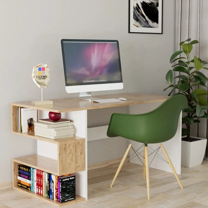 სამეცადინო/კომპიუტერის მაგიდა თაროებით Nuvo IS0647