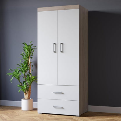 საძინებლის ორეული (გარდერობი და კომოდი) - Nuvo IS0861