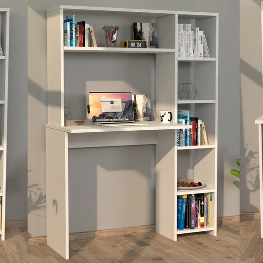 სამეცადინო/კომპიუტერის მაგიდა თაროებით Nuvo IS0643