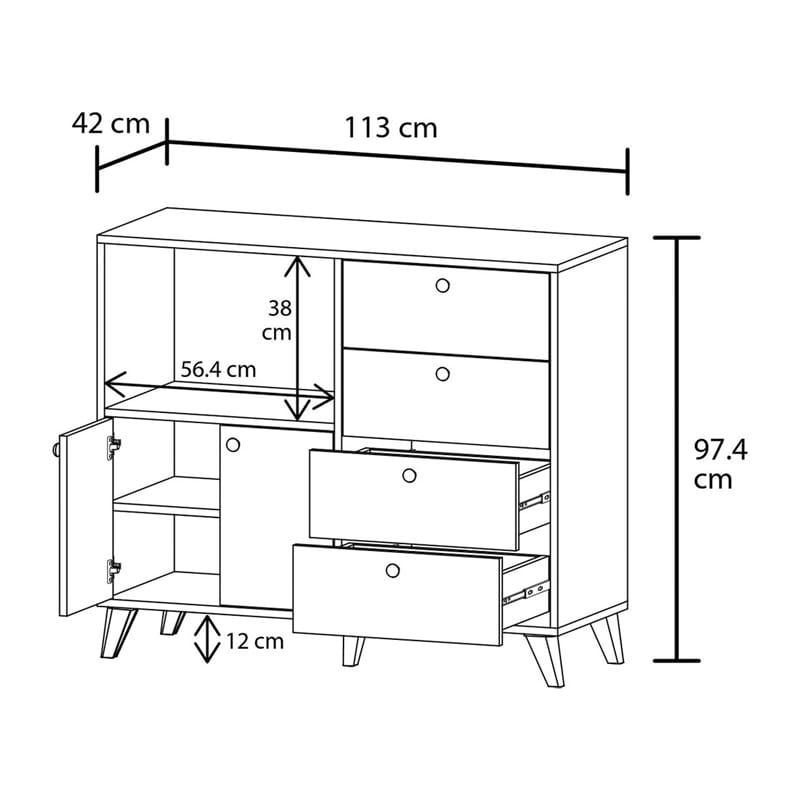 სამზარეულოს კარადა Nuvo IS0990