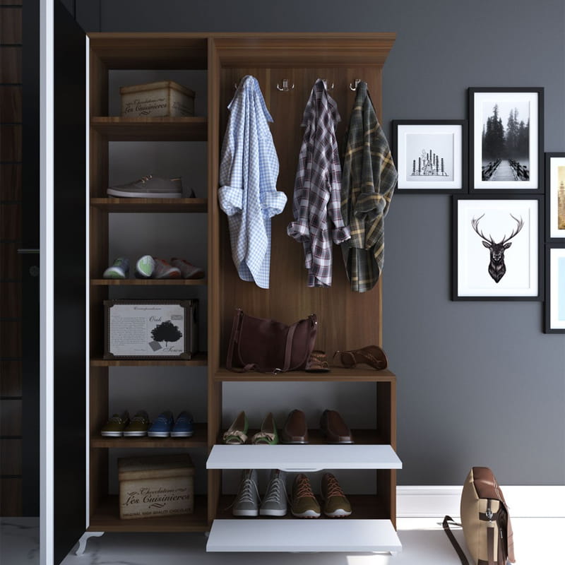 შემოსასვლელის კარადა სარკით Nuvo IS0970