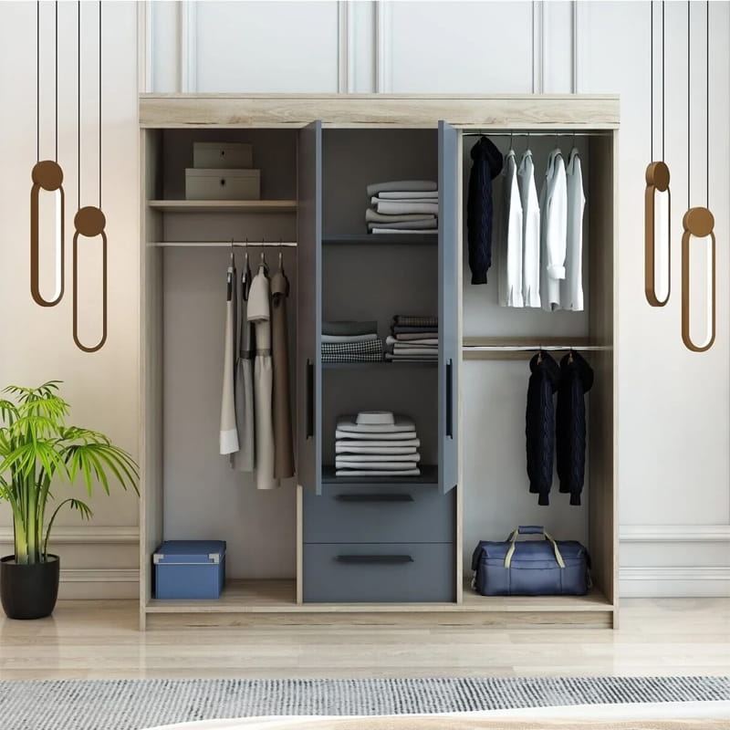 გარდერობი სარკით Nuvo IS0974