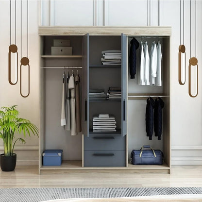 გარდერობი სარკით Nuvo IS0974