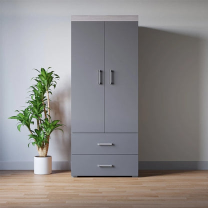 საძინებლის ორეული (გარდერობი და კომოდი) - Nuvo IS0859