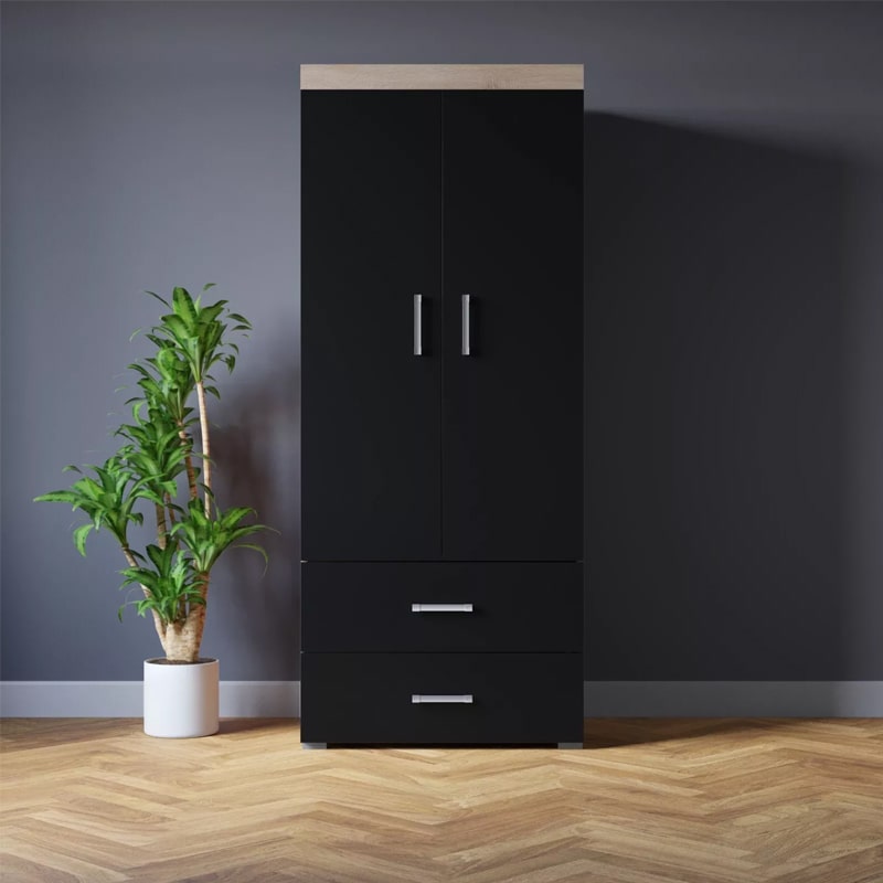 საძინებლის ორეული (გარდერობი და კომოდი) - Nuvo IS0860