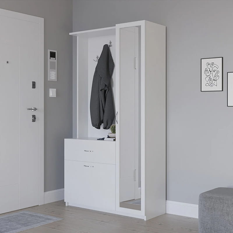 შემოსასვლელის კარადა სარკით Nuvo IS0969