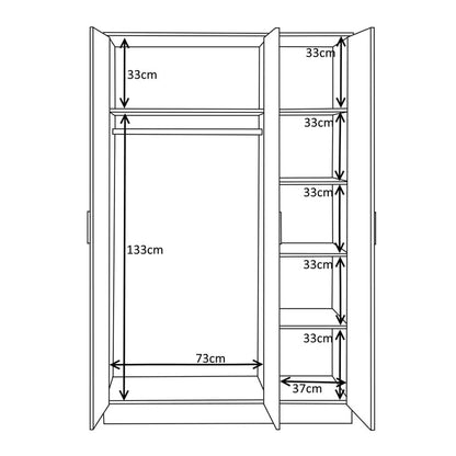 გარდერობი Nuvo IS0804