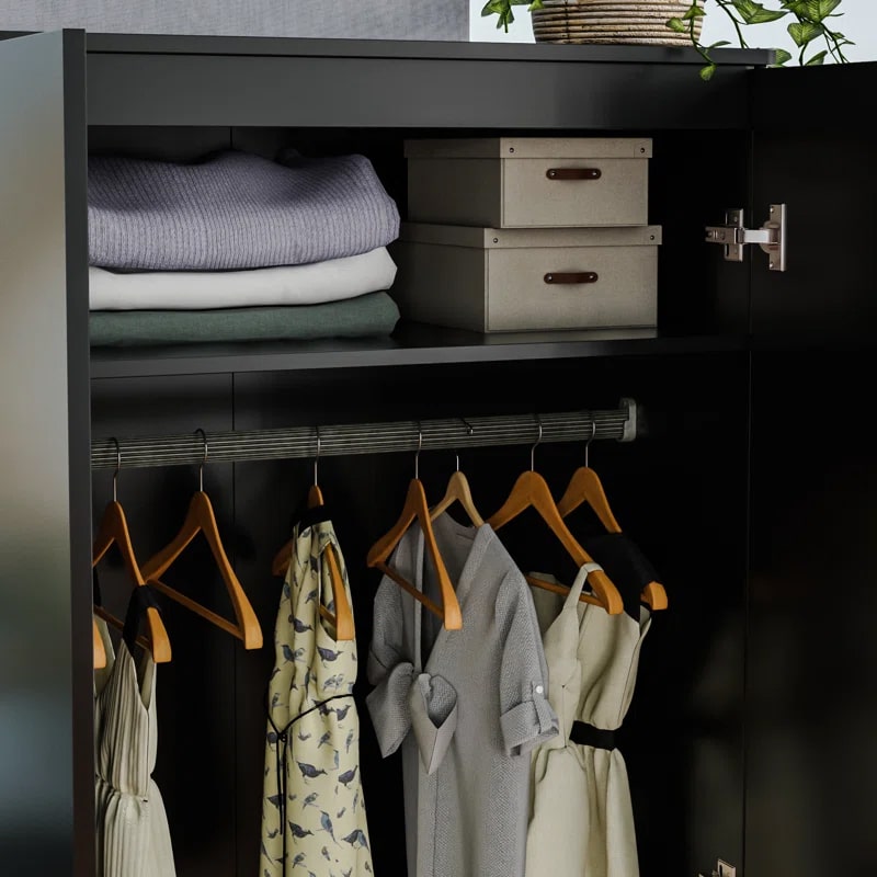 საძინებლის ოთხეული (გარდერობი, კომოდი და 2 ტუმბო) - Nuvo IS0798