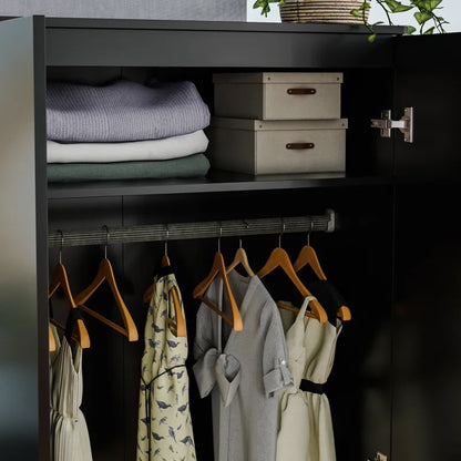 საძინებლის ოთხეული (გარდერობი, კომოდი და 2 ტუმბო) - Nuvo IS0798