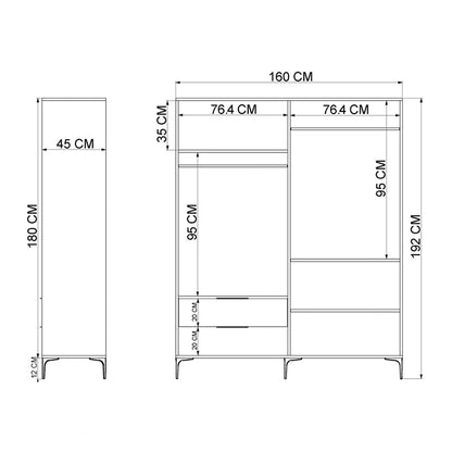 გარდერობი Nuvo IS0930