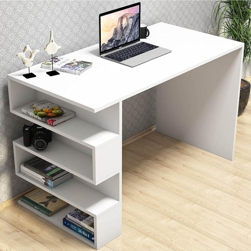 საოფისე და სამეცადინო მაგიდა თაროებით Nuvo IS0776