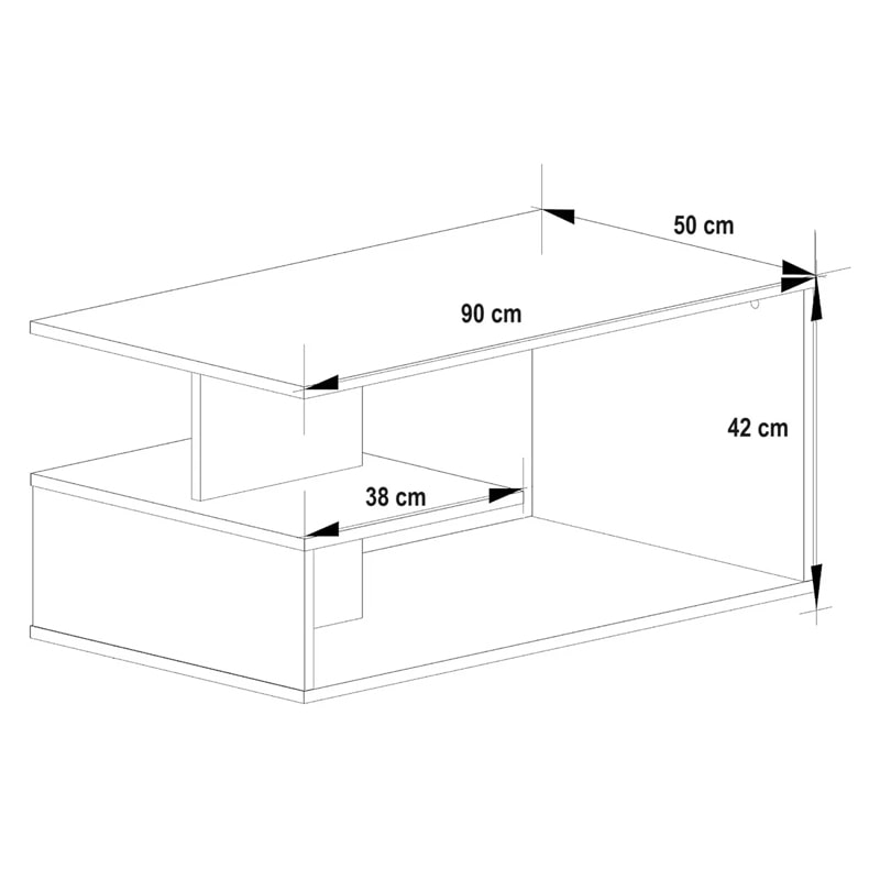 ჟურნალების მაგიდა Nuvo IS0659