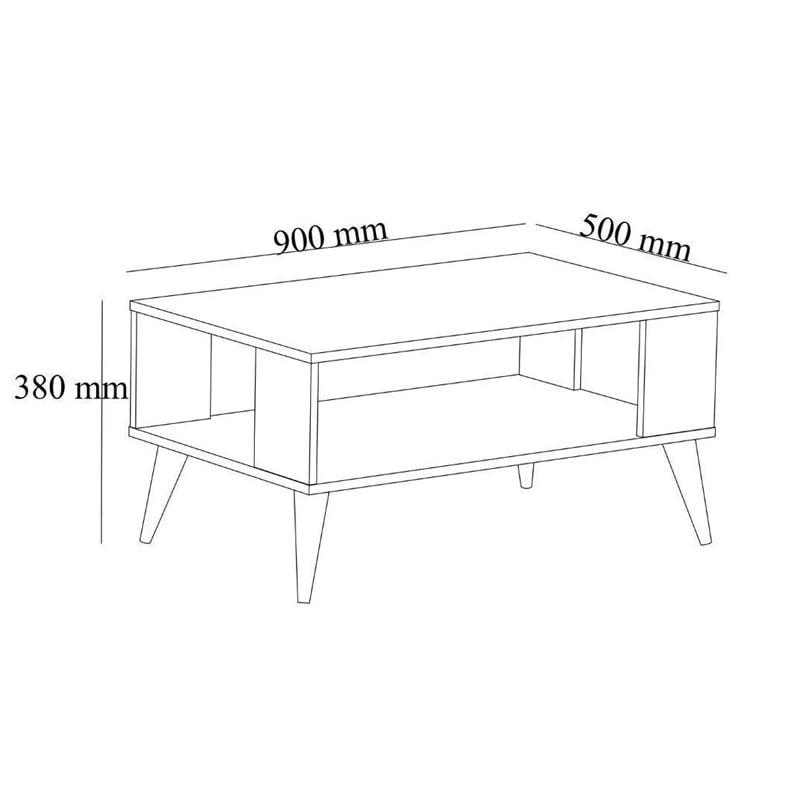 ჟურნალების მაგიდა Nuvo IS0662