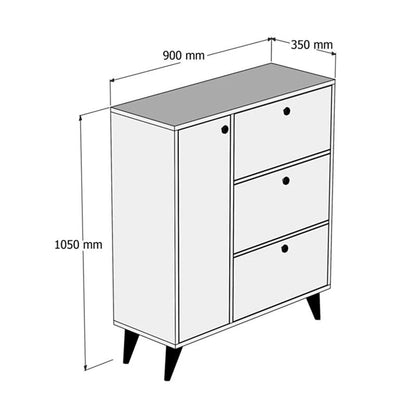 ფეხსაცმლის კარადა Nuvo IS0159