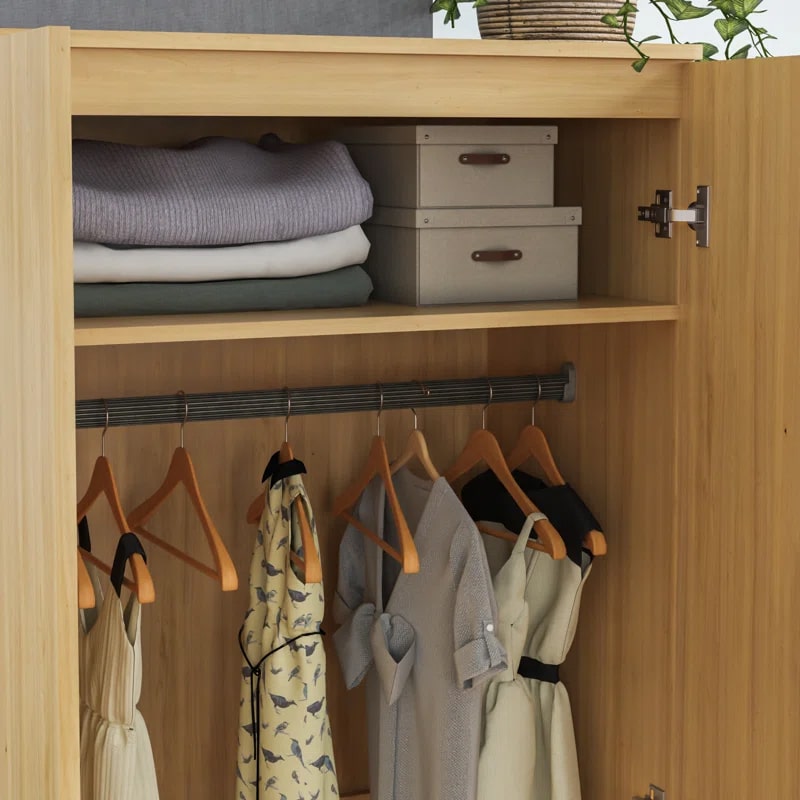 საძინებლის ოთხეული (გარდერობი, კომოდი და 2 ტუმბო) - Nuvo IS0796