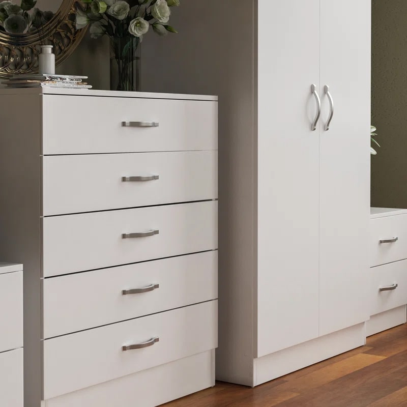 საძინებლის ოთხეული (გარდერობი, კომოდი და 2 ტუმბო) - Nuvo IS0797