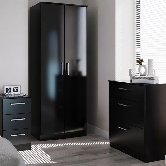 საძინებლის სამეული (გარდერობი, კომოდი და ტუმბო) - Nuvo IS0852