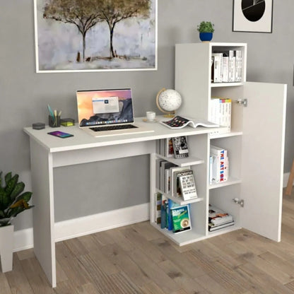 სამეცადინო/კომპიუტერის მაგიდა თაროებით და სათავსოებით Nuvo IS0636