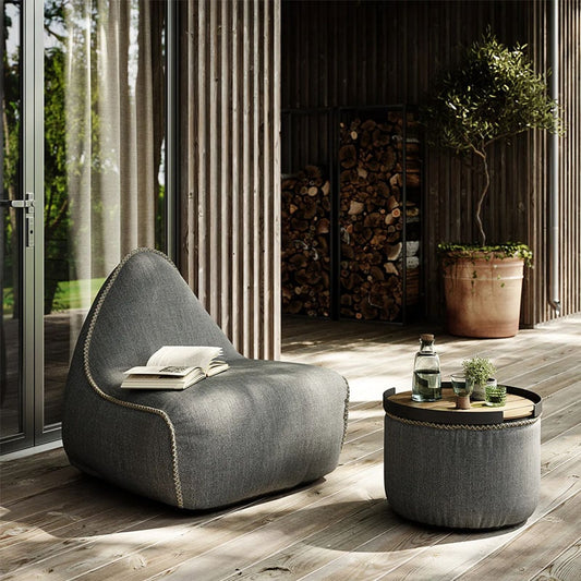 პუფი სავარძლის კომპლექტი ფეხის დასადებით OEM TXT500