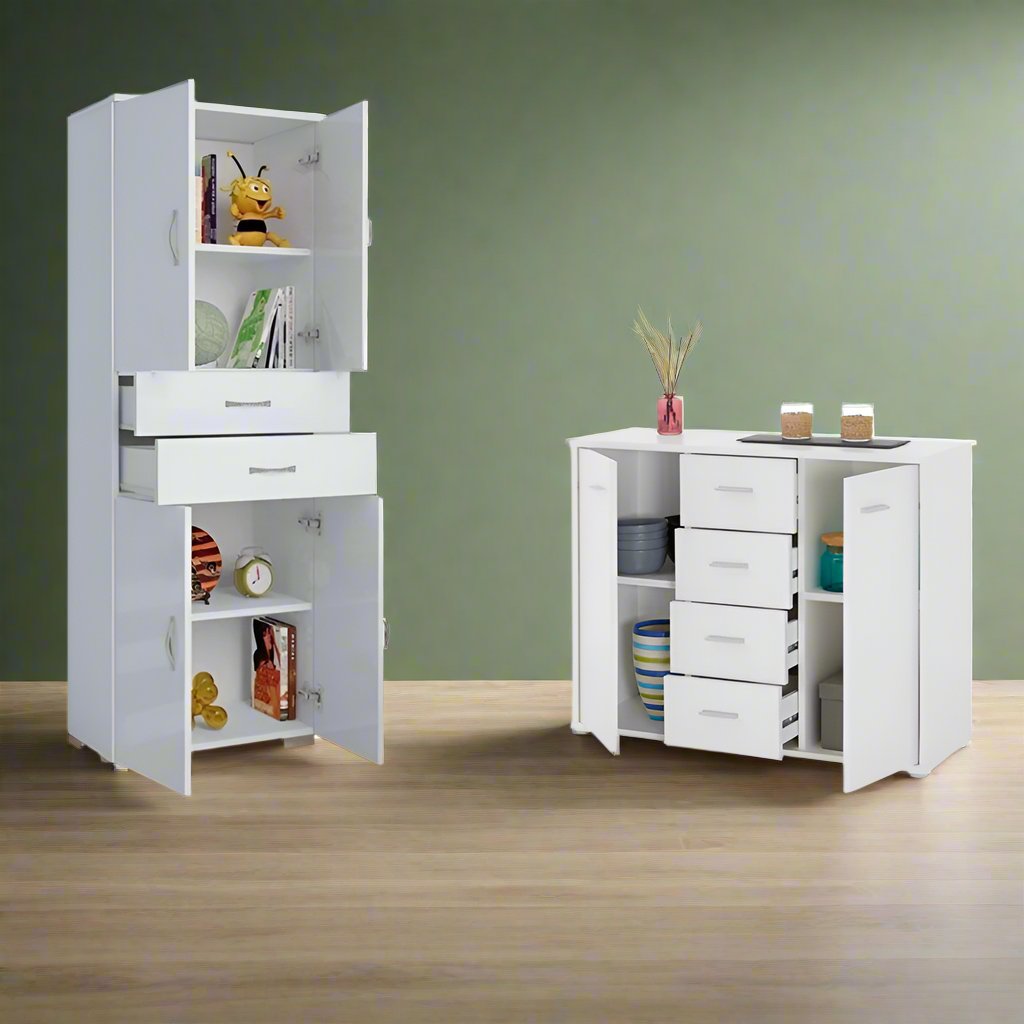 ავეჯის ორეული (გარდერობი და კომოდი) Nuvo SET IS0085IS0127