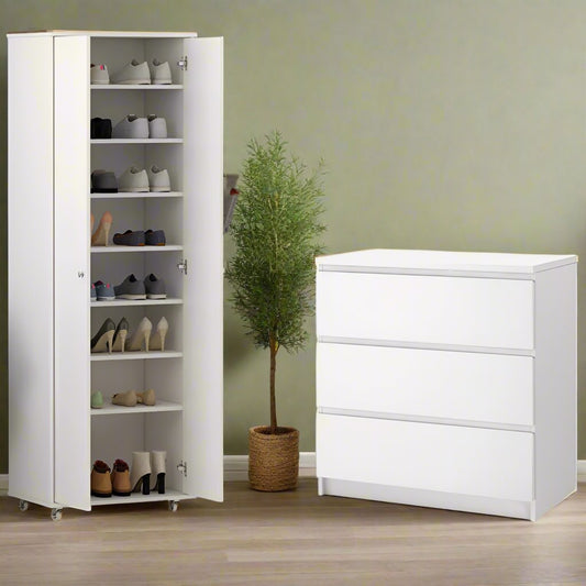 ავეჯის ორეული (გარდერობი და კომოდი) Nuvo SET IS0070IS0026