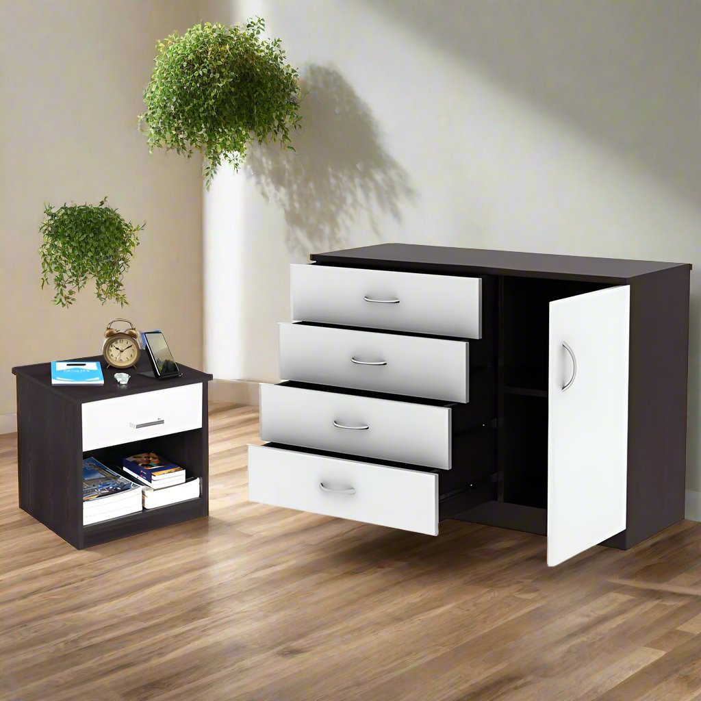 ავეჯის ორეული (კომოდი და ტუმბო) Nuvo SET IS0093BLIS0113