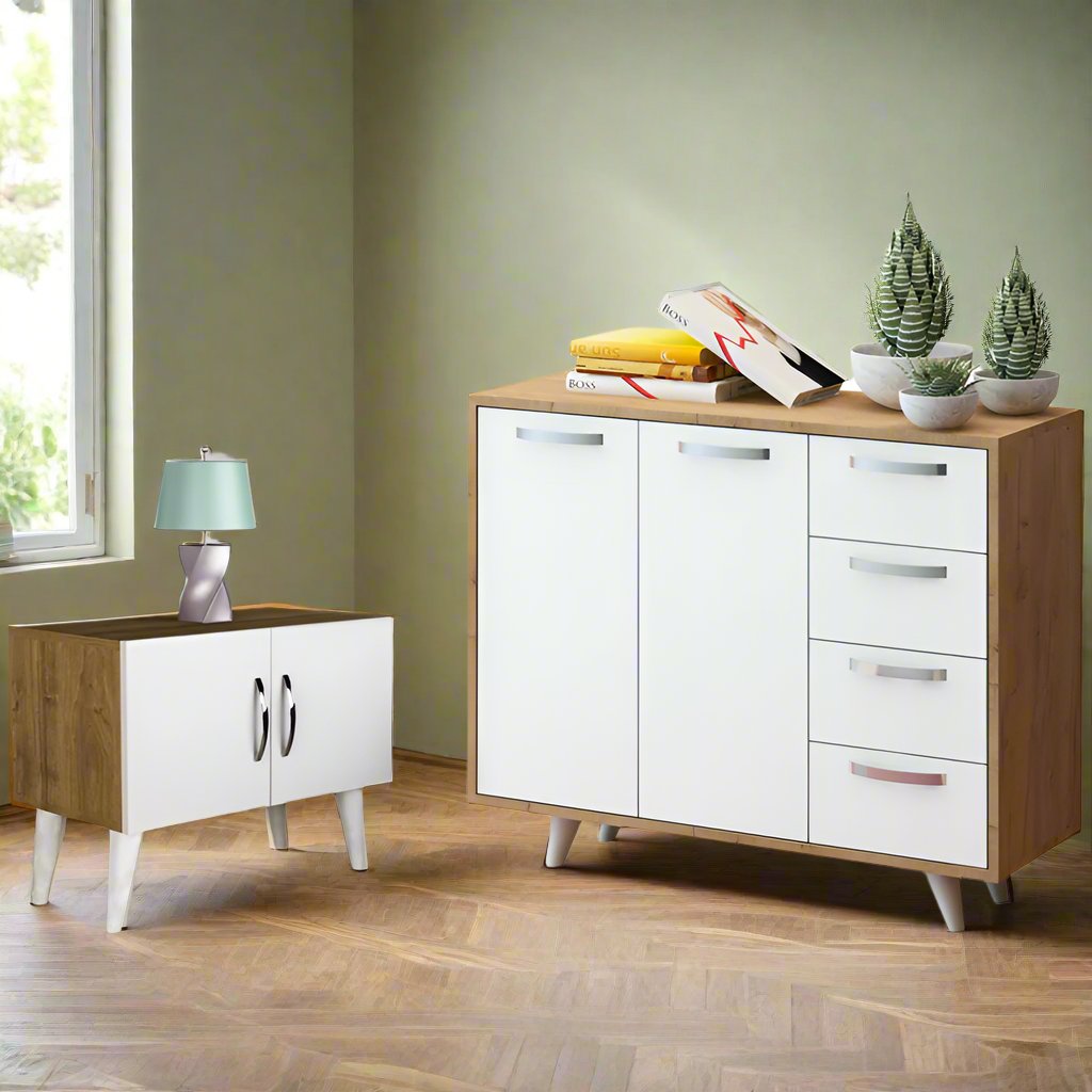 ავეჯის ორეული (კომოდი და ტუმბო) Nuvo SET IS012010376