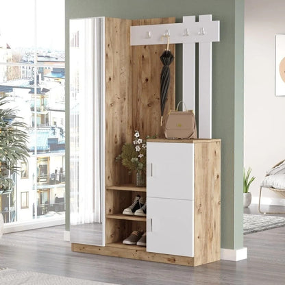 შემოსასვლელის კარადა სარკით Nuvo IS10122